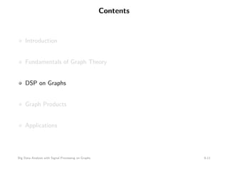 Big Data Analysis with Signal Processing on Graphs | PDF