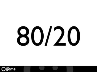 80/20
 
