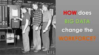 HOW does
BIG DATA
change the
 