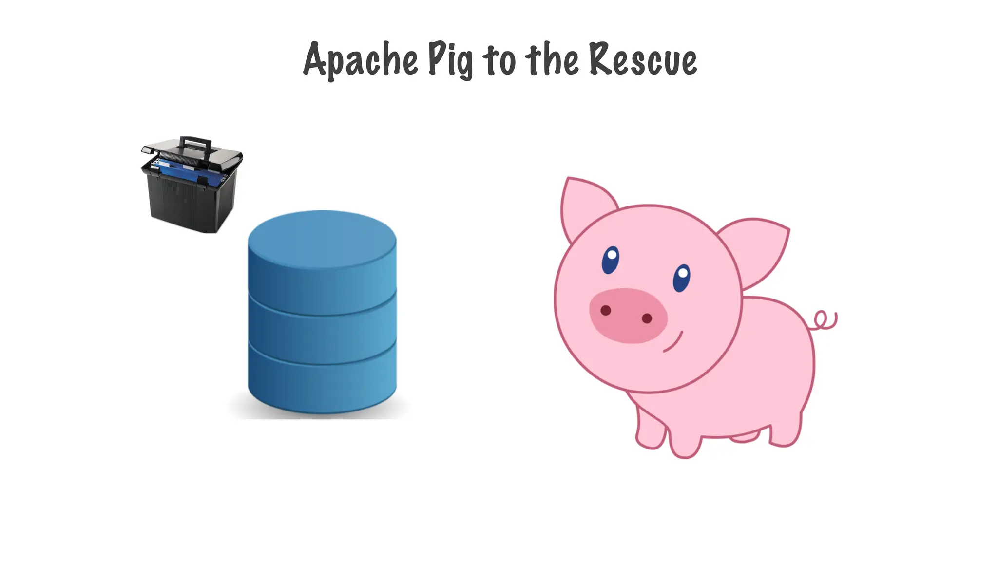 Apache Pig to the Rescue
 