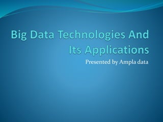 Presented by Ampla data
 