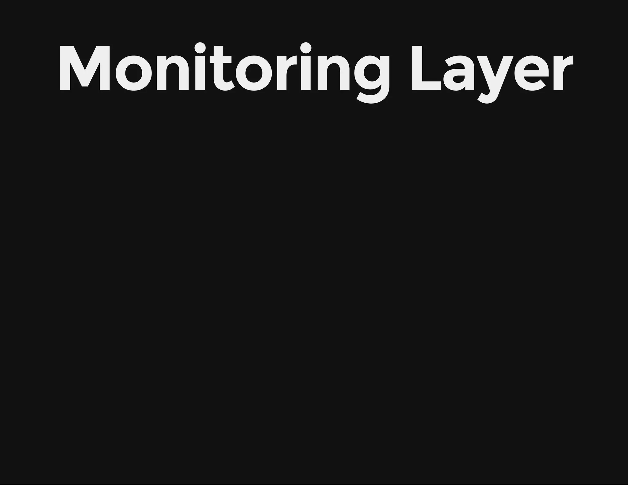 Monitoring Layer
 