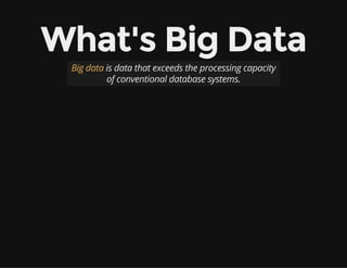 Big Data Tech Stack | PDF