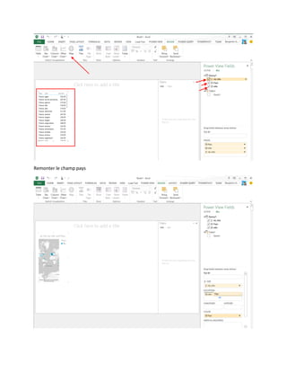Remonter le champ pays

 
