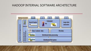 HADOOP INTERNAL SOFTWARE ARCHITECTURE
 