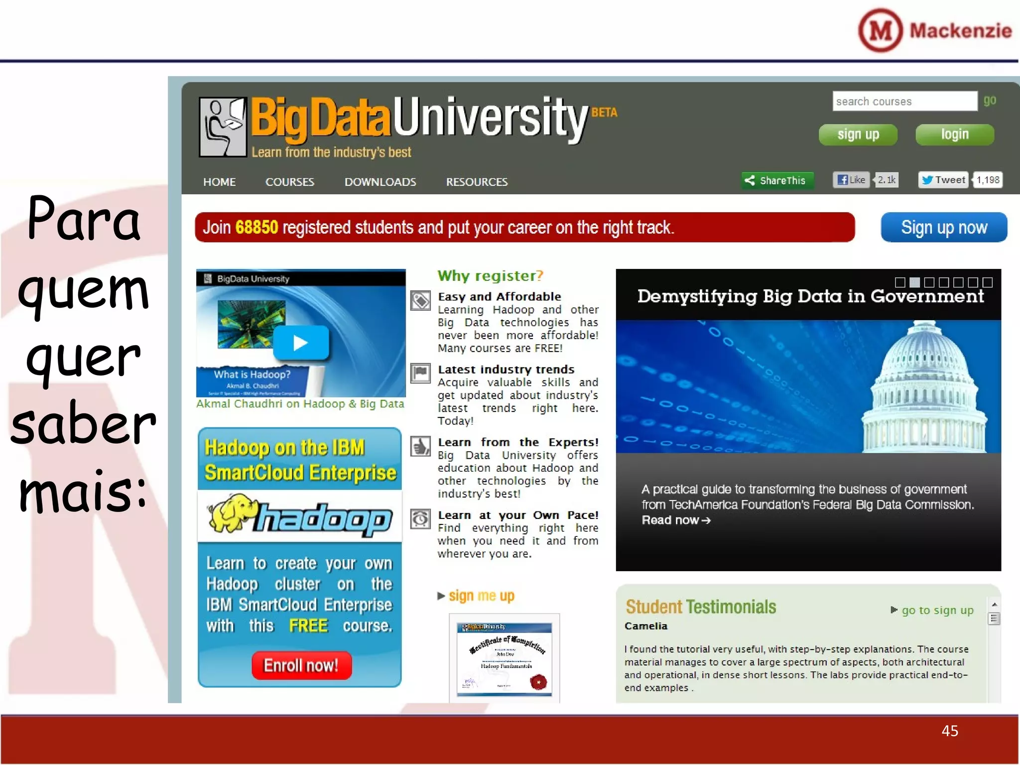 Para
quem
quer
saber
mais:
45
 