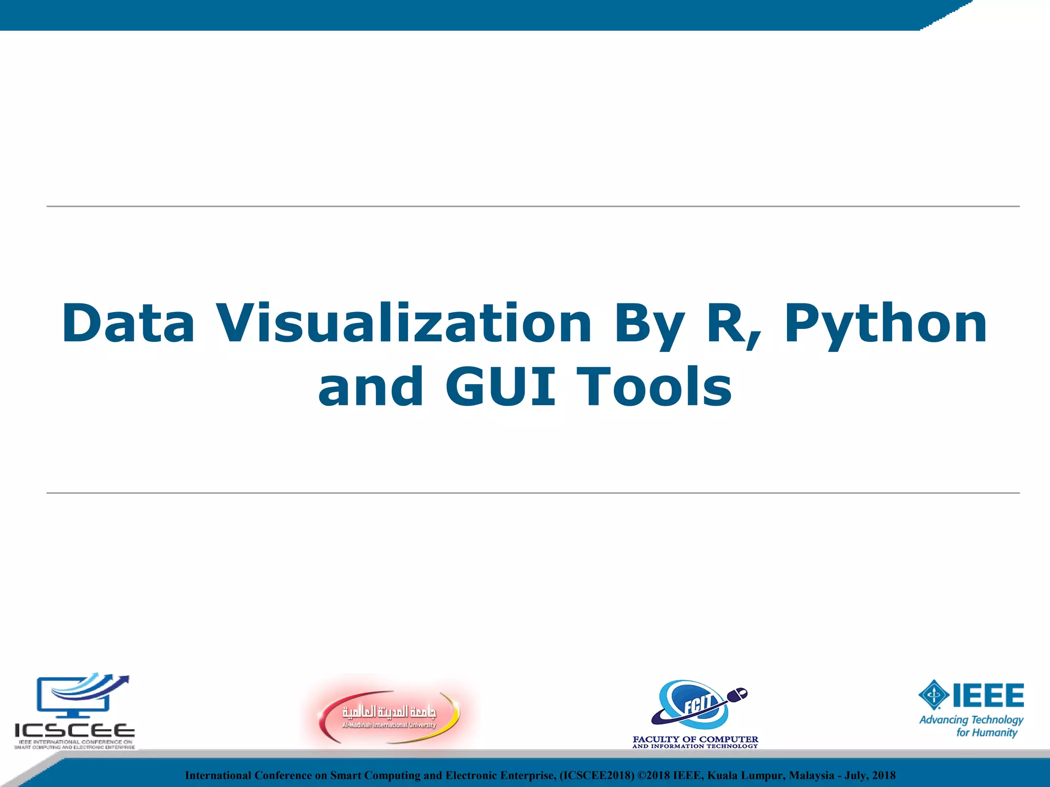 Big data visualization allotting by r and python with gui tools | PPT