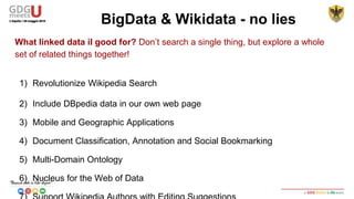 BigData & Wikidata - no lies
 