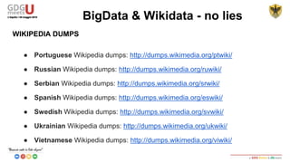 BigData & Wikidata - no lies
 