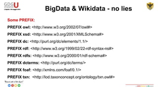 BigData & Wikidata - no lies
 