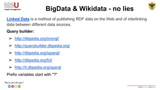 Big&Wikidata - no lies
 