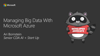 Big Data with Azure | PPTX