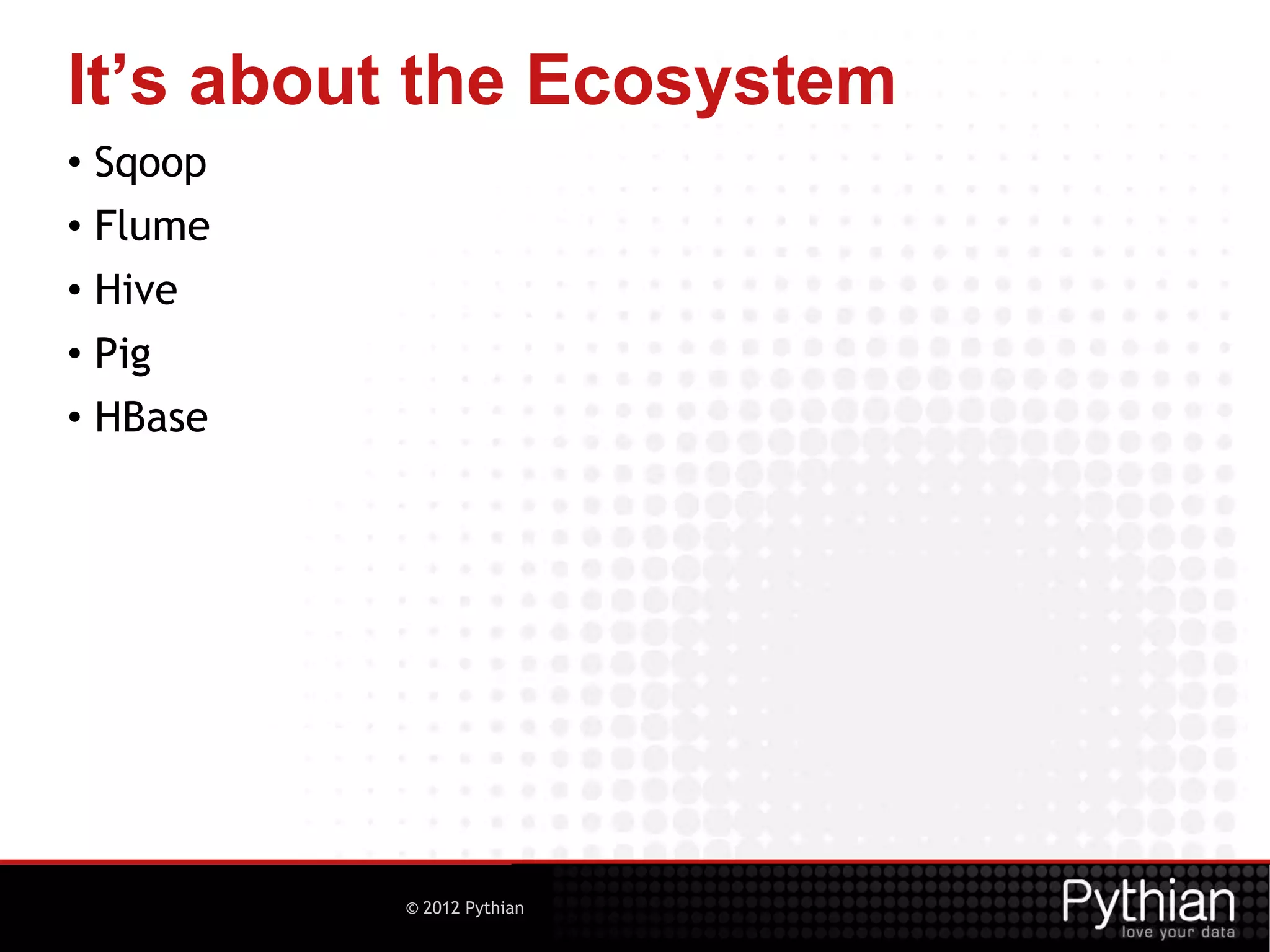 Making sense of big data with hadoop pptx