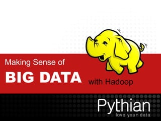 Making Sense of

BIG DATA          with Hadoop
 