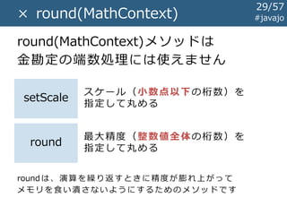 金勘定のためのBigDecimalそしてMoney and Currency API | PDF