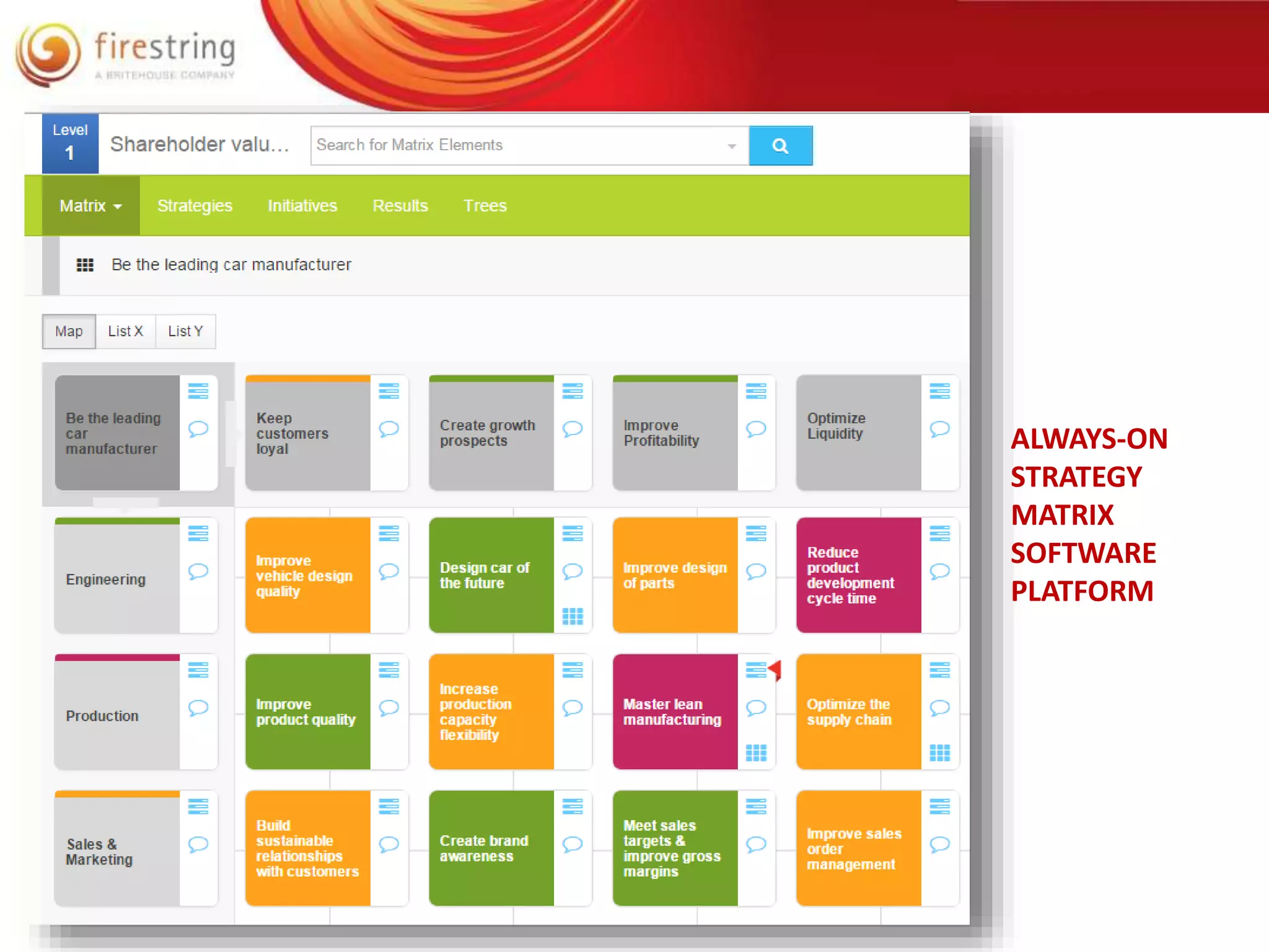 ALWAYS-ON 
STRATEGY 
MATRIX 
SOFTWARE 
PLATFORM 
 