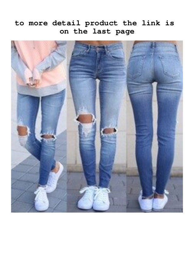 Big Discounts S 3xl Women S Blue Jeans Fashion Skinny Jean Ripped Hol