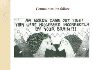 Communication failure
 