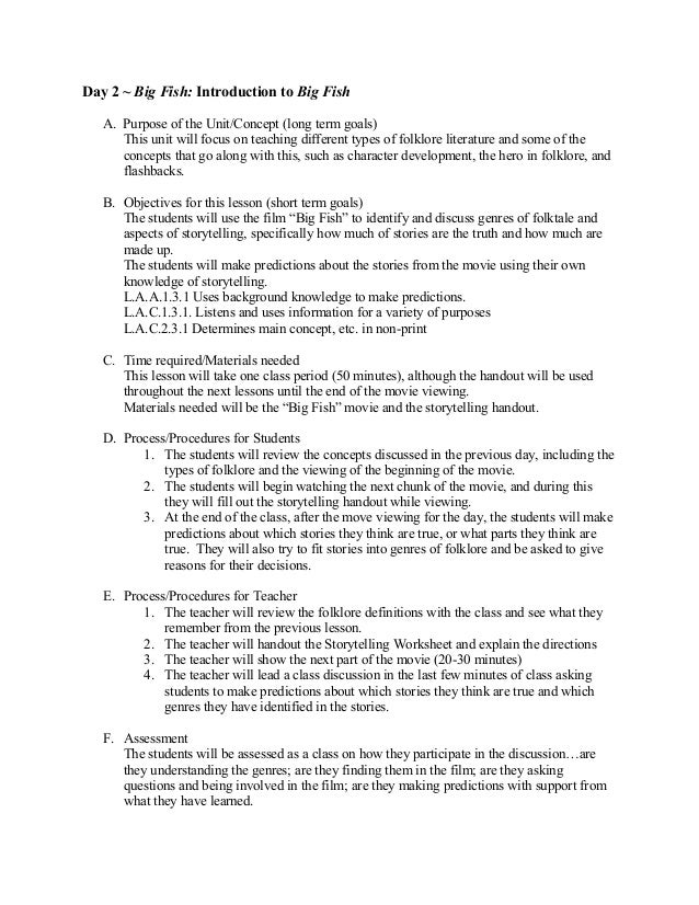 Big Fish Book Summary Big Fish Study Guide Literature