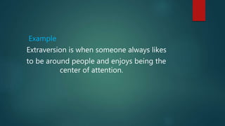 Big five theory slides | PPT