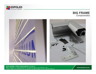 BIG FRAME 
Componentes 
 