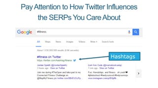 PayAttention to How Twitter Influences
the SERPs You CareAbout
Brand Names
 