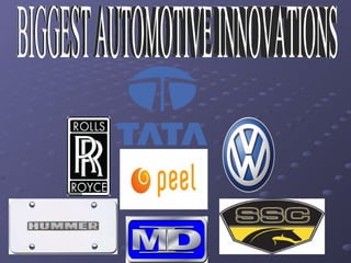 BIGGEST AUTOMOTIVE INNOVATIONS 