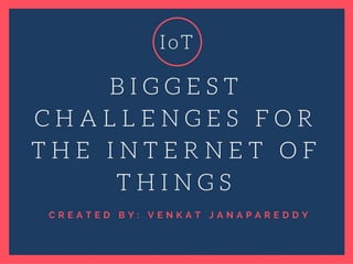 Biggest Challenges Of The Internet Of Things