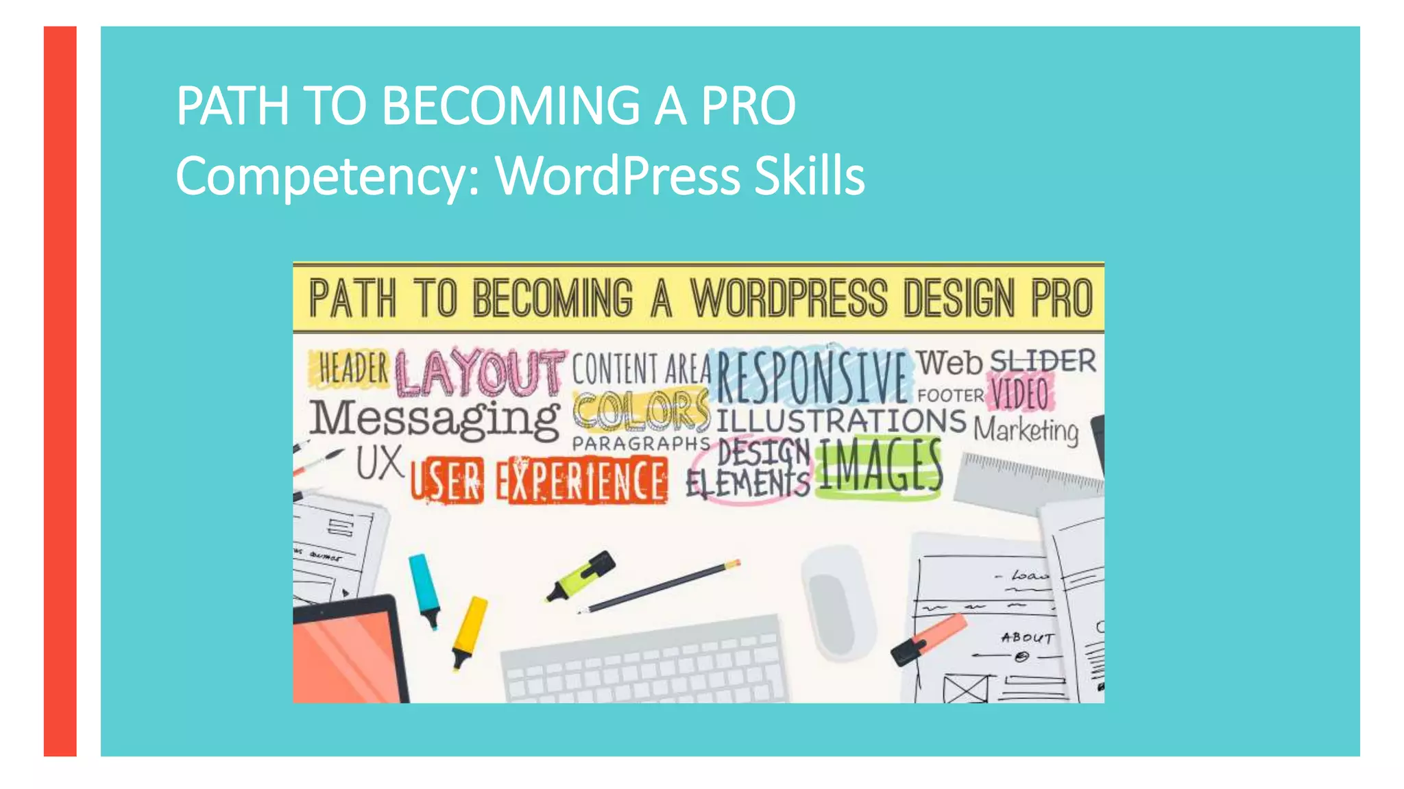 +
PATH TO BECOMING A PRO
Competency: WordPress Skills
 