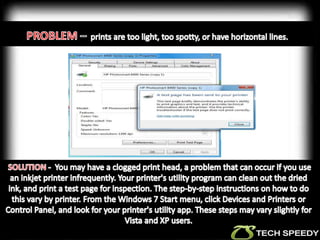 Biggest printer problems with their solutions