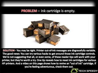 Biggest printer problems with their solutions