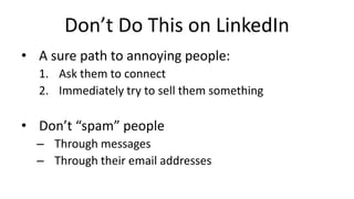Say No to SPAM
• “Unsolicited Commercial Email”
• “CAN-SPAM Act of 2003”
• Don’t buy email addresses
• “There are no restr...
