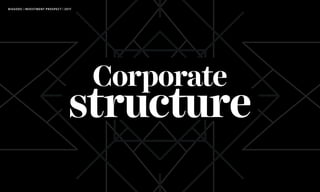 2 | 26
structure
Corporate
BIGGODS | INVESTMENT PROSPECT | 2017
 