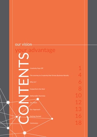 1
4
6
8
10
12
13
16
18
your advantage
our vision
 