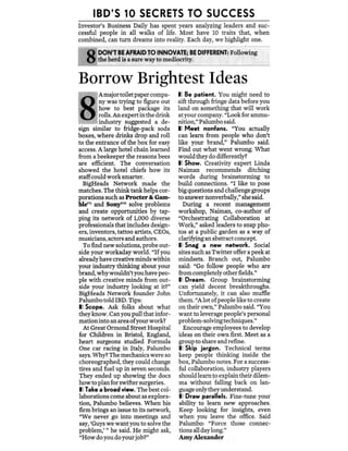 Borrowing Wisdom - BigHeads in Investors Business Daily