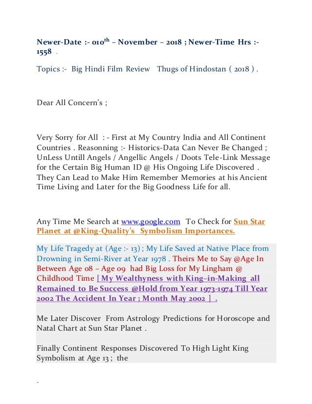 Big hindi film review thugs of hindostan ( 2018 ) .
