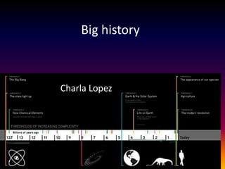 Big history Charla Lopez 