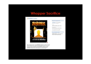 Whopper Sacrifice
 