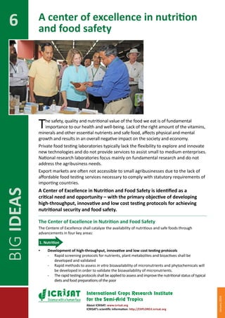 BIG IDEAS for partnerships in sustainable development