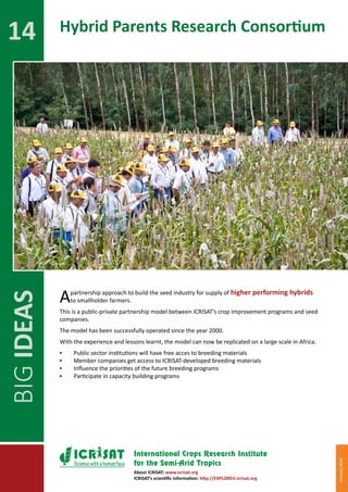 BIG IDEAS for partnerships in sustainable development