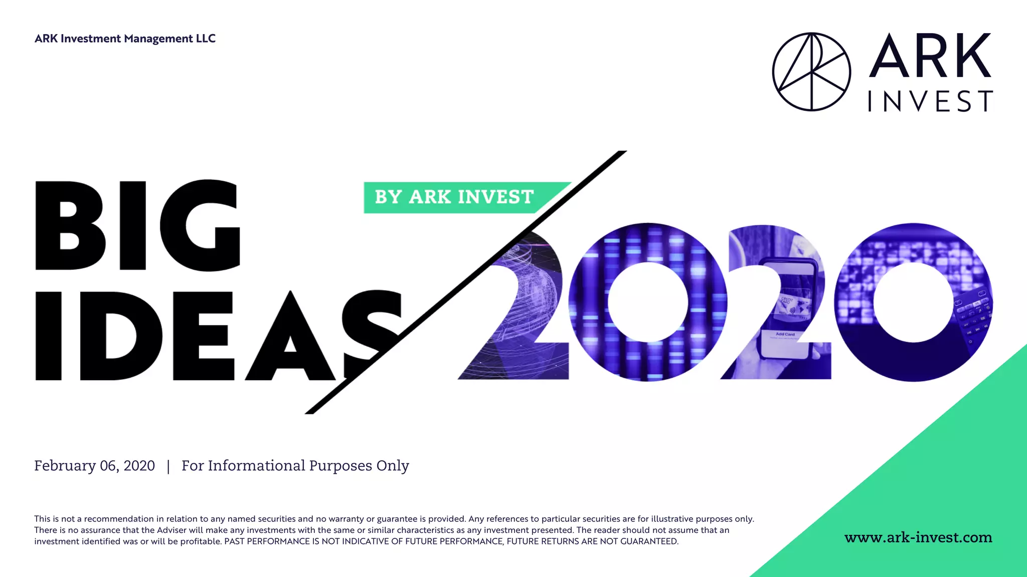 ARK Invest Big Ideas 2020 | PDF
