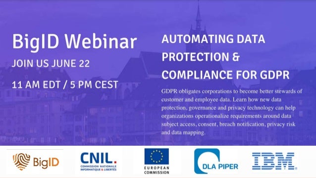 bigid gdpr compliance automation