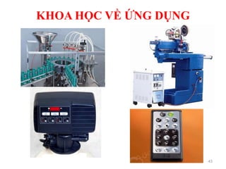 KHOA HỌC VỀ ỨNG DỤNG
43
 