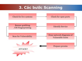 3. Các bước Scanning
 