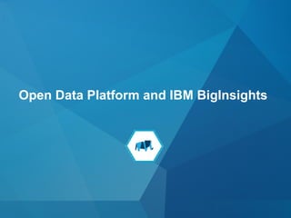 © 2015 IBM Corporation7
Open Data Platform and IBM BigInsights
 