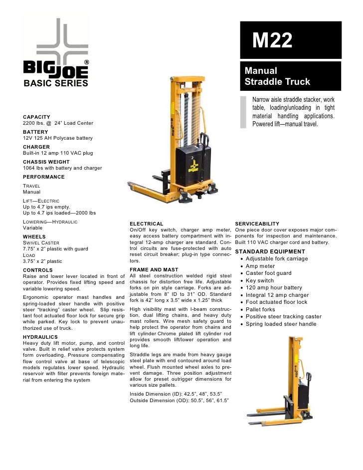 Big Joe Basic Series