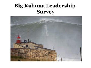Big Kahuna Leadership
Survey
 