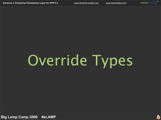 Doctrine 2: Enterprise Persistence Layer for PHP 5.3   www.doctrine-project.org   www.sensiolabs.com




                 ...