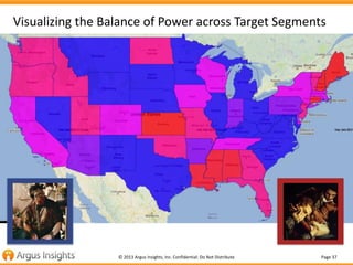 Visualizing the Balance of Power across Target Segments

© 2013 Argus Insights, Inc. Confidential: Do Not Distribute

Page...
