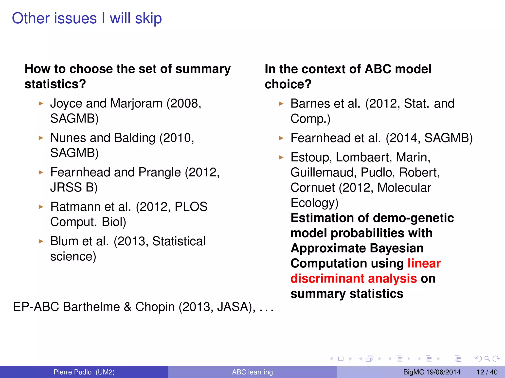 Another point of view Aim. Compute an approximation of 